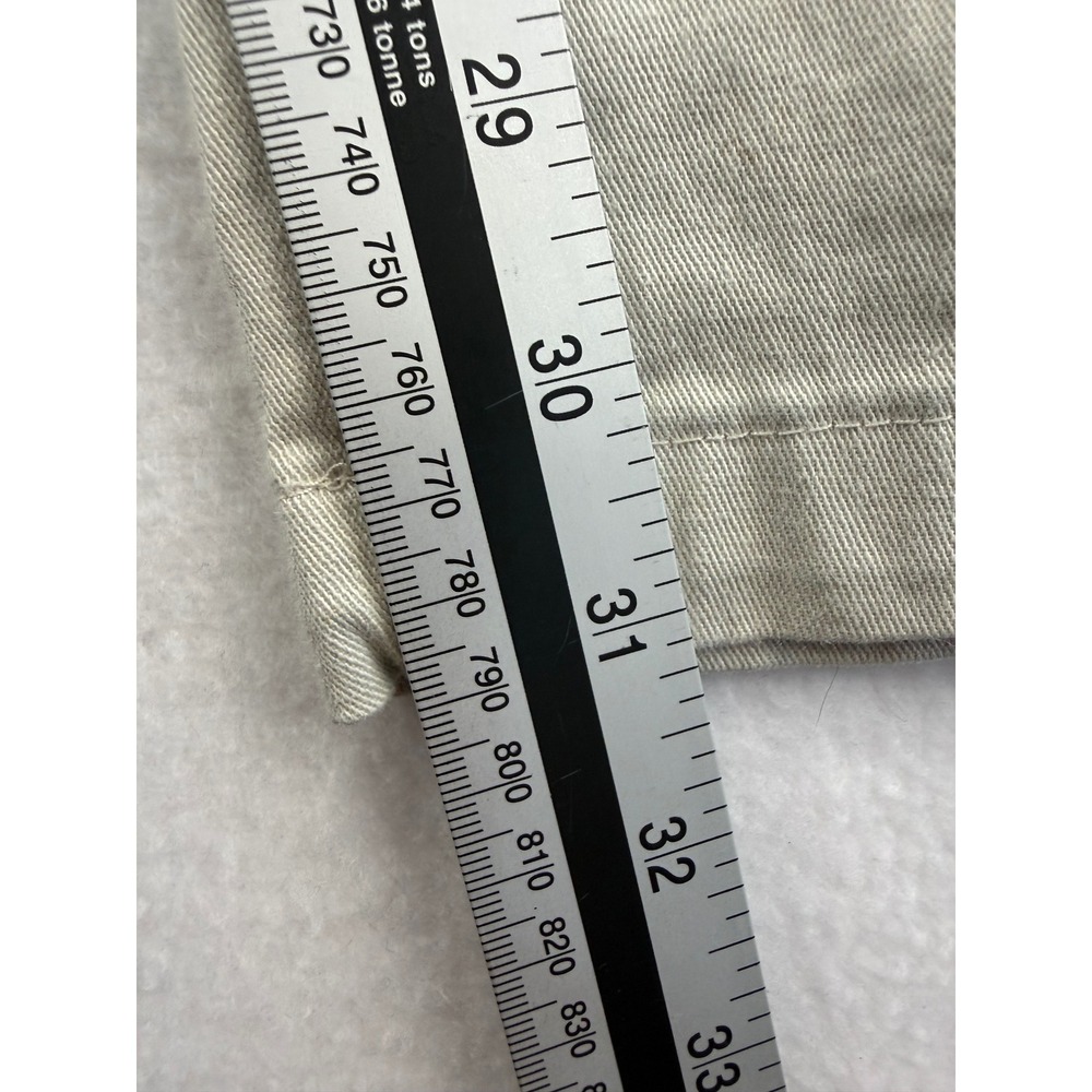 Lee At The Waist Khaki Pants Womens 16Long Straight Leg Chino Beige COY-Y905-011 - Picture 7 of 8